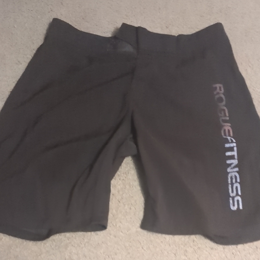 Rogue Black Athletic Shorts Streamlined Performance Wear